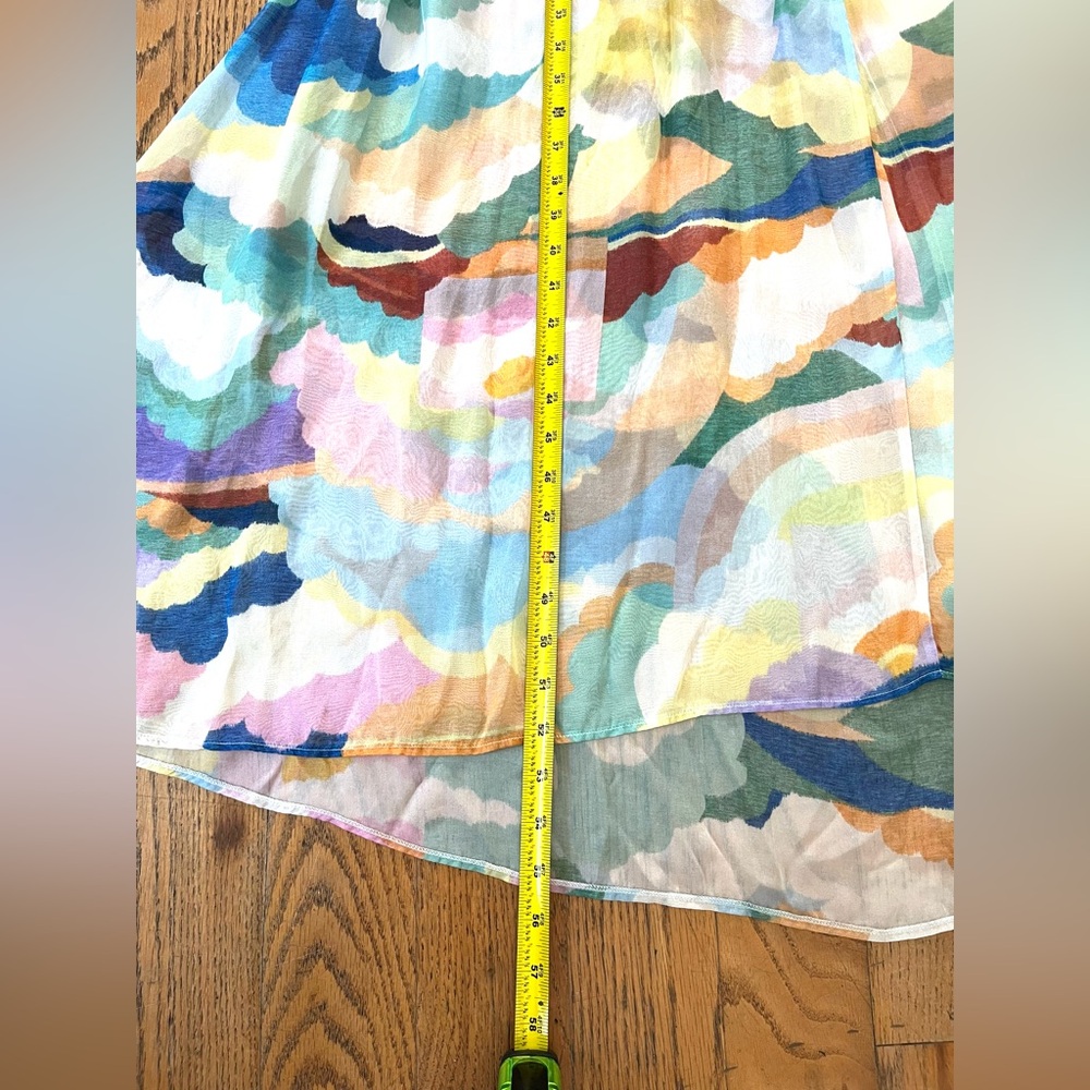 Forte Forte Silk Chiffon Dress with "Up Above in The Sky" Print in Morning. 10 - Picture 16 of 16